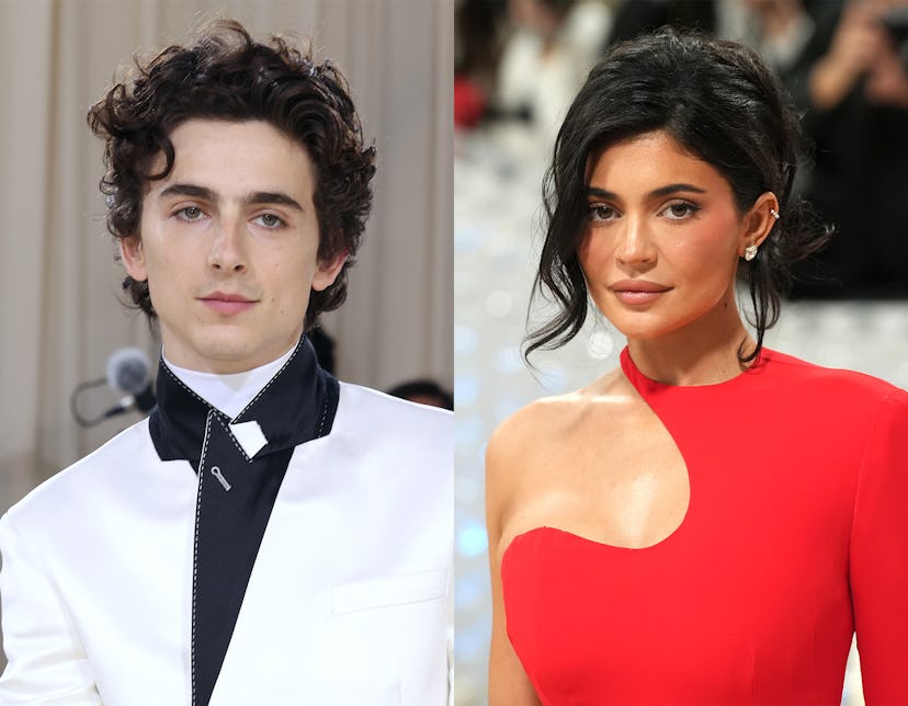 Kylie Jenner and Timothée Chalamet.