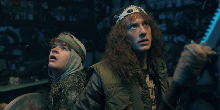 'Stranger Things' Season 4: Dustin and Eddie before "Master of Puppets" sequence.