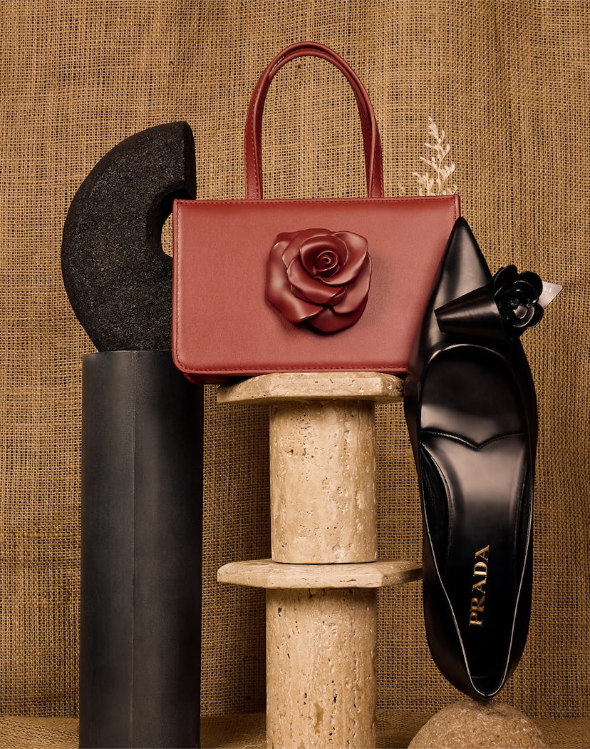 Rose shoe and bag trends for fall 2023.