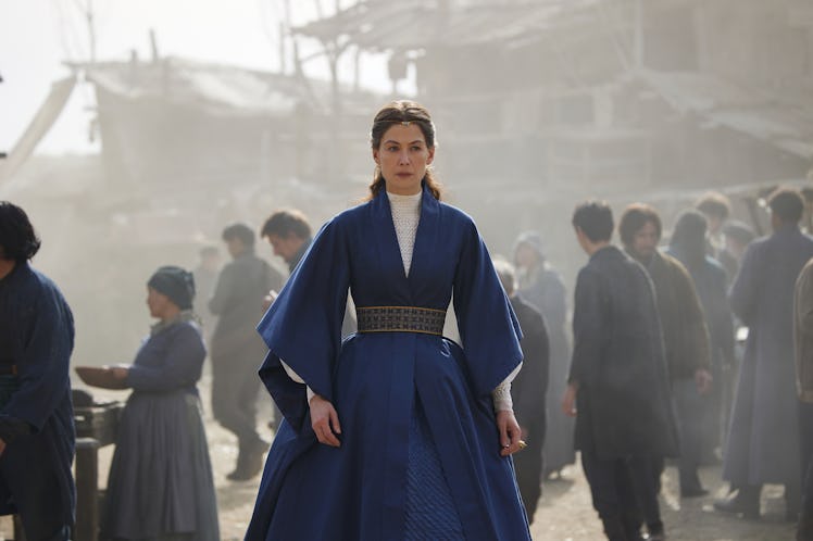 Rosamund Pike as Moiraine Damodred in The Wheel of Time