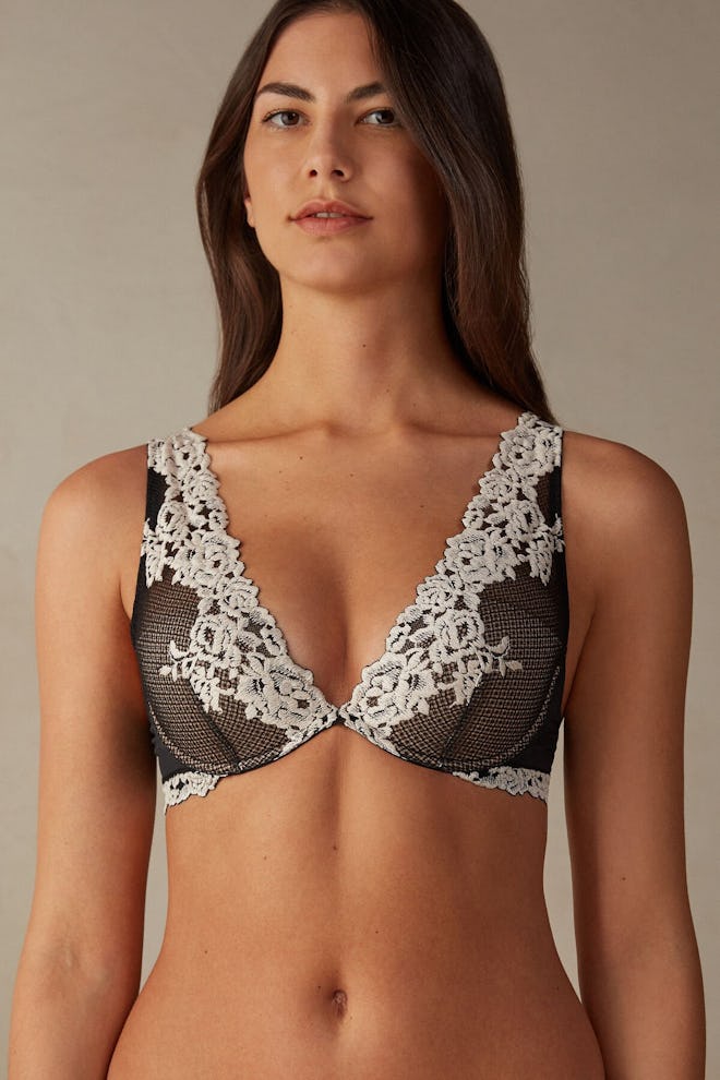 Pretty Flowers Elena Balconette Bra
