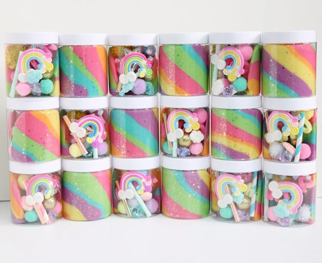 Pastel Rainbow Playdough Kit 8-Pack