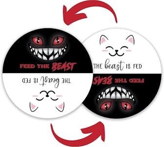 Feed The Beast/Cat Fed Magnet