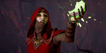 Nightsister Merrin wields green magic in Jedi: Fallen Order and Jedi: Survivor.
