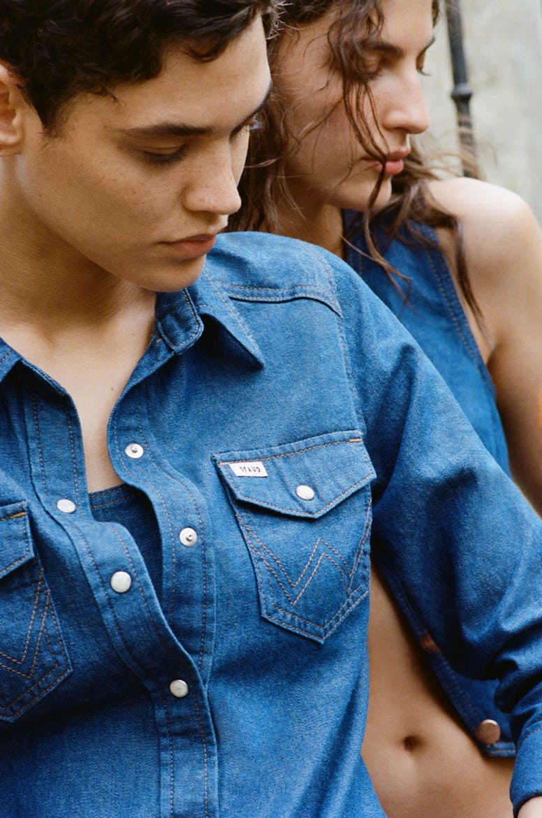 Staud & Wrangler Reimagine Westernwear In A Limited-Edition Denim ...