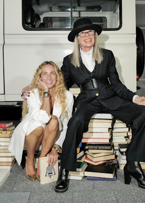 Olympia Gayot and Diane Keaton celebrate J.Crew’s 40th anniversary at Pier 17 on September 5.