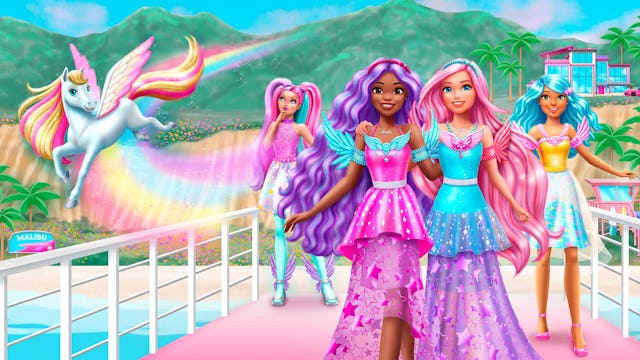 Netflix's new animated series 'Barbie: A Touch of Magic' features some of our favorite Barbies, a Ma...