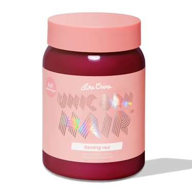 Unicorn Hair Full Coverage  In Flaming Red