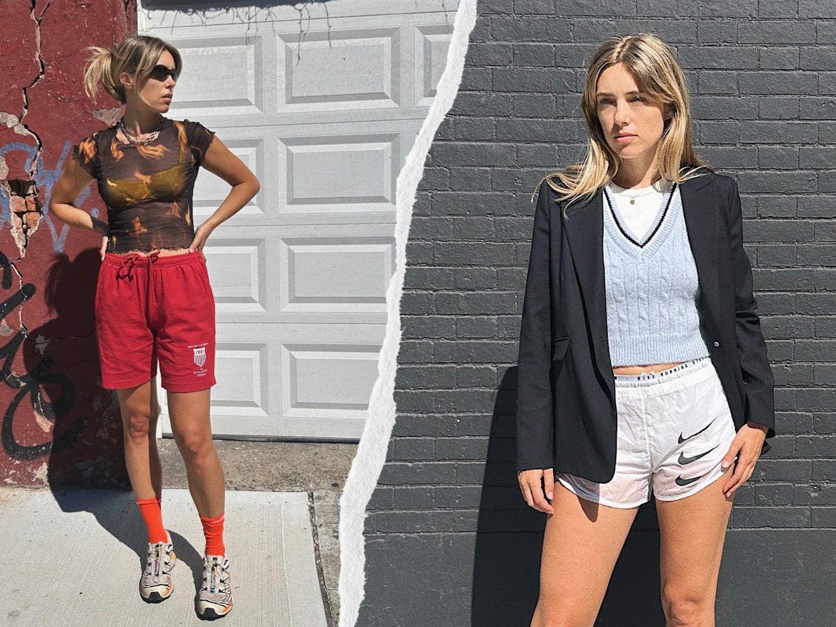 4 Gym Shorts Outfits That Look Surprisingly Chic