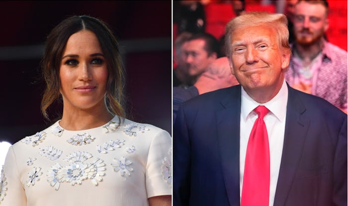 Donald Trump wants to debate Meghan Markle.