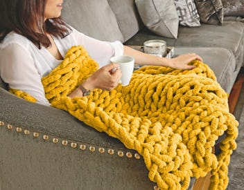 Adyrescia Chunky Knit Blanket Throw