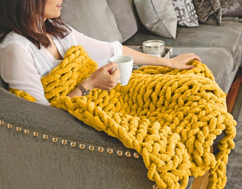 Adyrescia Chunky Knit Blanket Throw