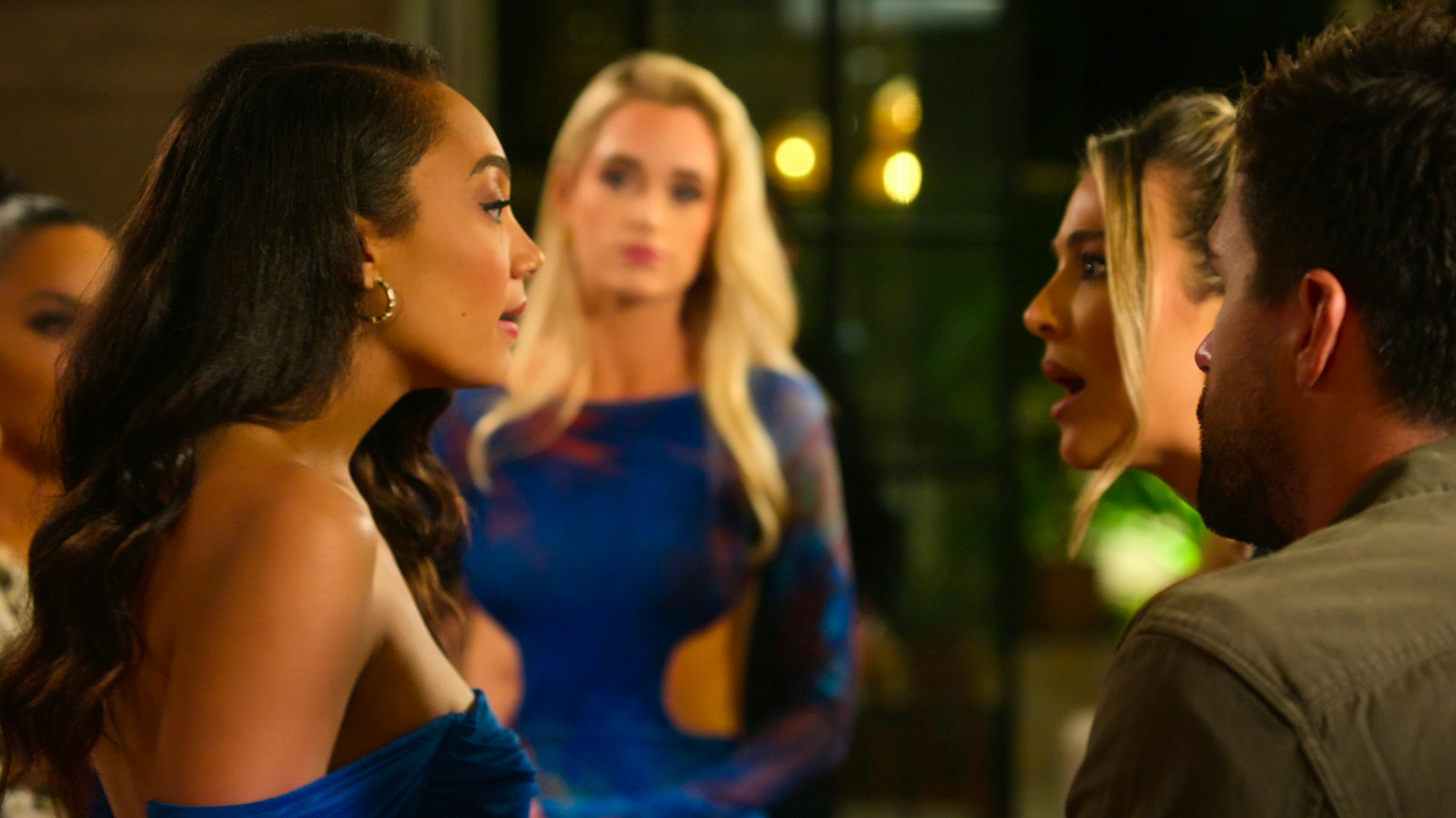 Brandi Marshall, Alexandra Jarvis, Alex Hall, Tyler Stanaland in &lsquo;Selling the OC&rsquo; Season 2, via Netf&hellip;