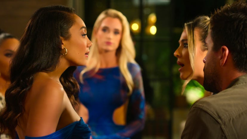 Brandi Marshall, Alexandra Jarvis, Alex Hall, Tyler Stanaland in ‘Selling the OC’ Season 2, via Netf…