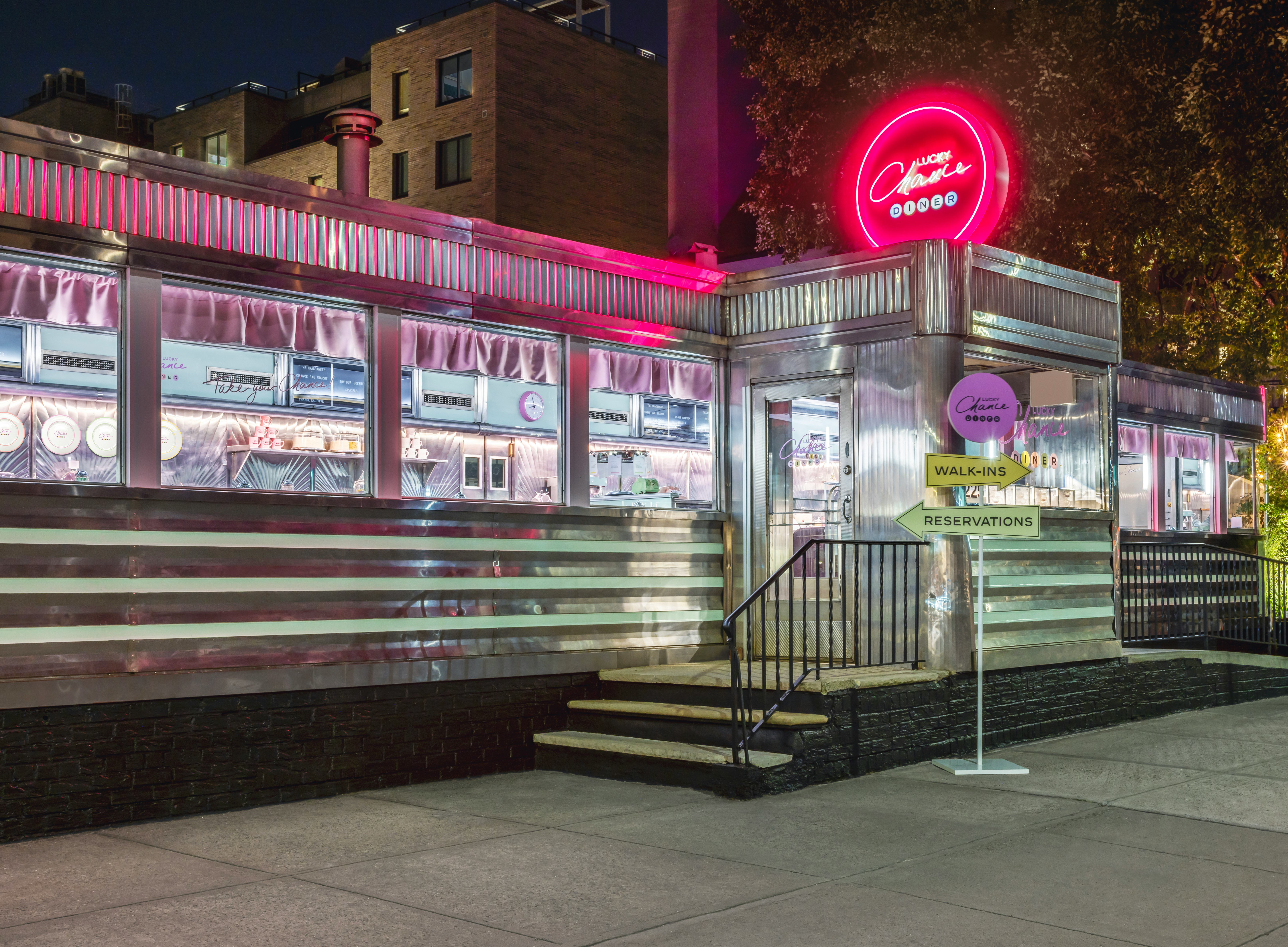 Inside Chanel&rsquo;s diner in Brooklyn.