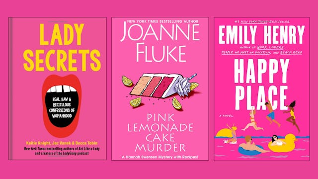 books with Barbie pink covers