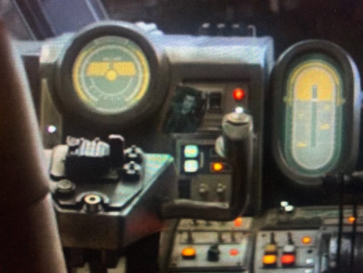 A photo of Kanan Jarrus on the dash of the Ghost in Ahsoka