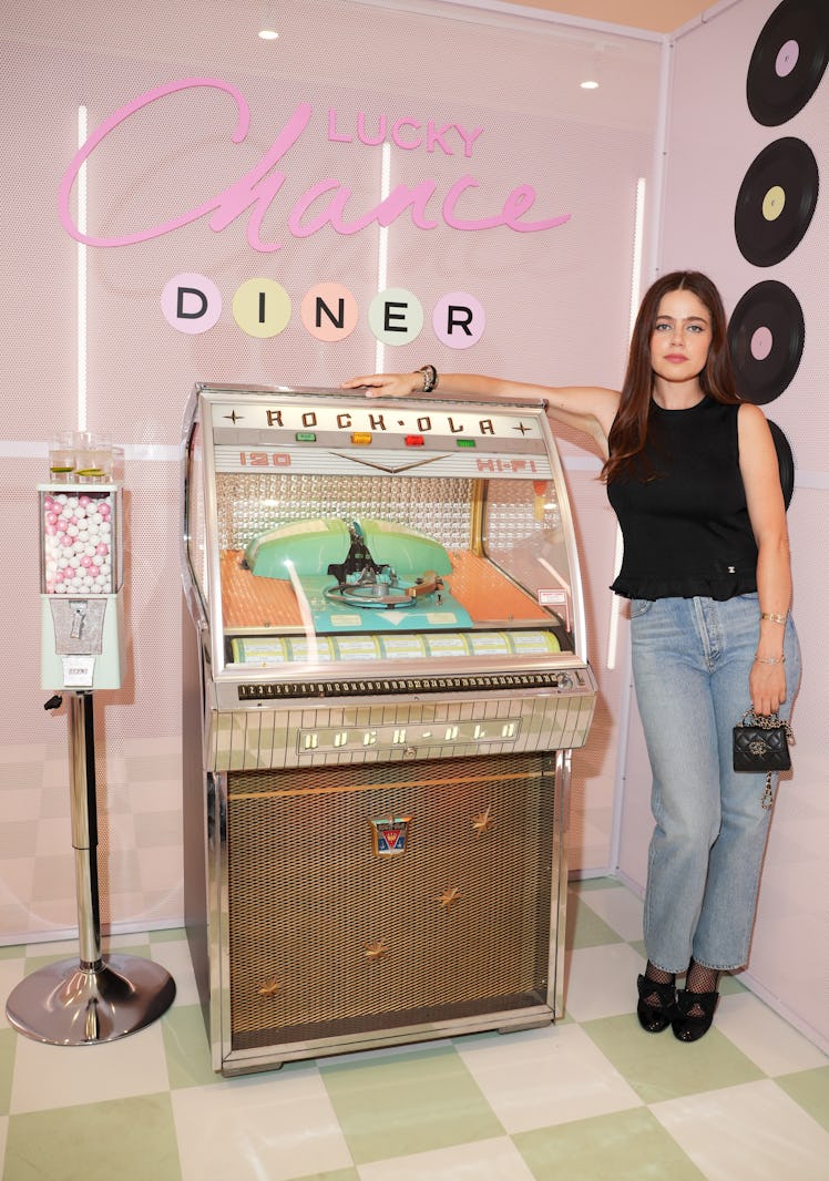 Molly Gordon, wearing CHANEL, attends the CHANEL party to celebrate the debut of the Lucky Chance Di...