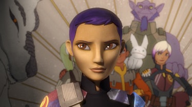 Maybe Sabine’s mural isn’t in the animation’s art style, but the animation is in Sabine’s art style....