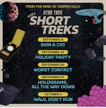 The release schedule for 'Very Short Treks.'