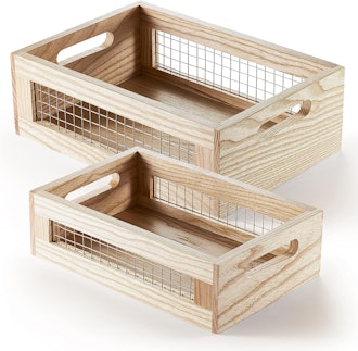 NAGAWOOD Nesting Baskets (Set of 2)