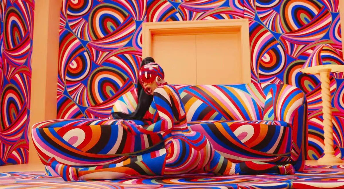 All the Fashion from Cardi B and Megan Thee Stallion’s 'Bongos' Video