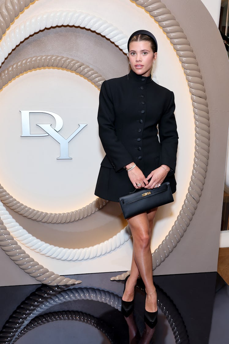 Sofia Richie Grainge attends the David Yurman Sculpted Cable Launch Event on September 07, 2023 in N...
