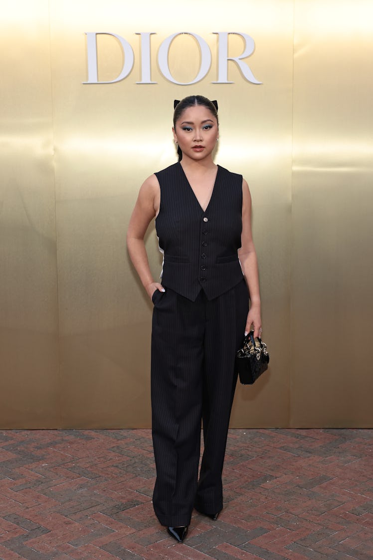 Lana Condor attends as Dior and Jean-Michel Othoniel Present J'adore As Seen By Jean-Michel Othoniel...
