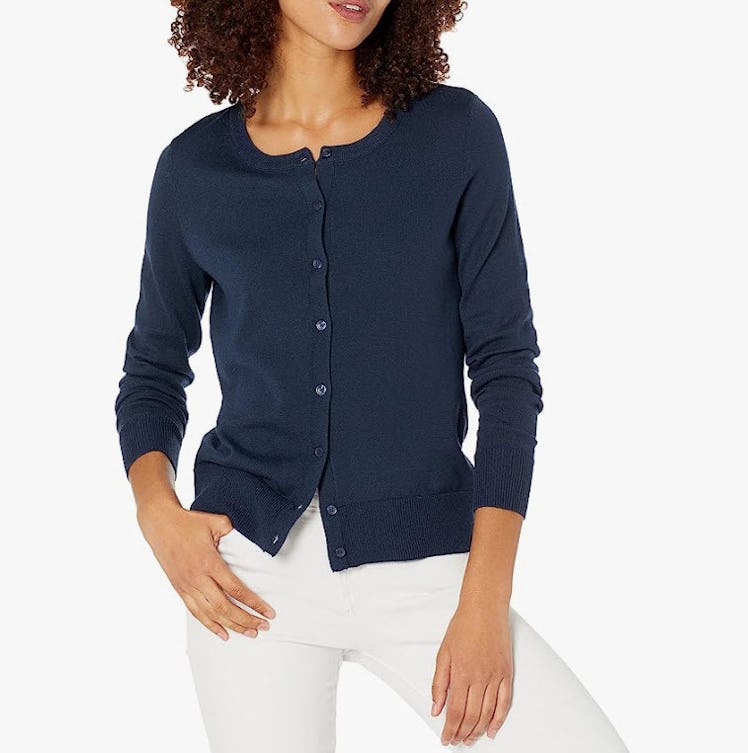 Amazon Essentials Lightweight Crew-Neck Cardigan