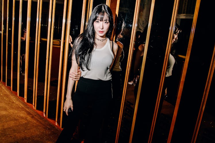 Tiffany Young at the Helmut Lang and Peter Do Party at the Boom Boom Room on September 8, 2023 in Ne...