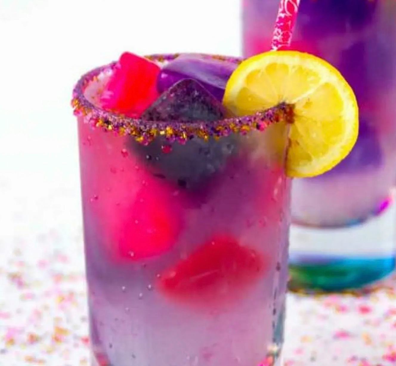 Aquarius' Dry January mocktail of choice is a Unicorn Lemonade.