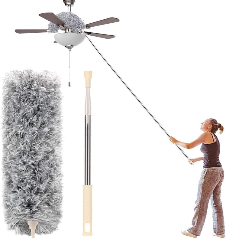 Azun Microfiber Duster with Extension Pole