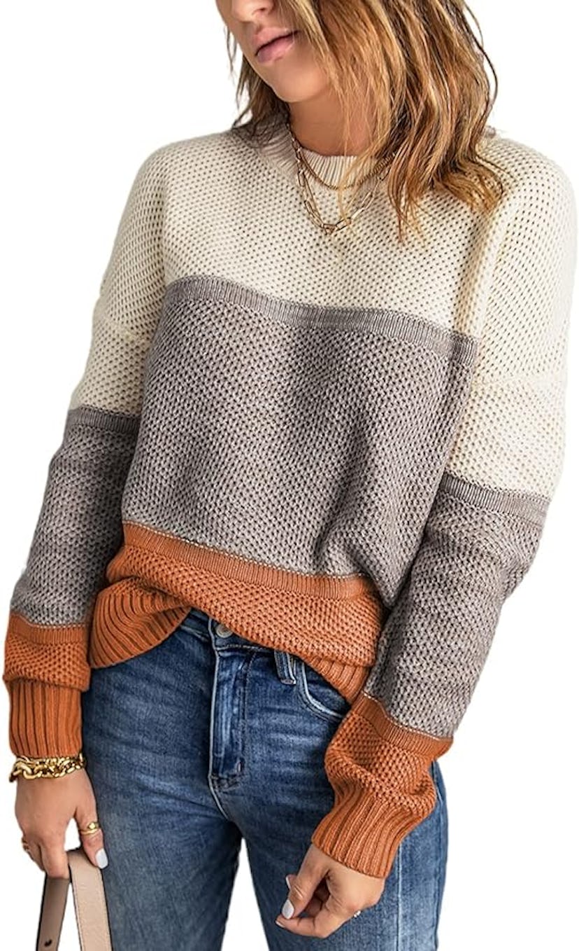 Dokotoo Color-Block Sweater
