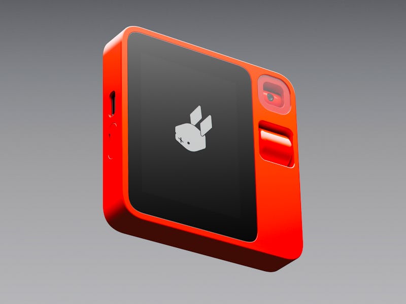 Rabbit R1 AI wearable designed by Teenage Engineering announced at CES 2024