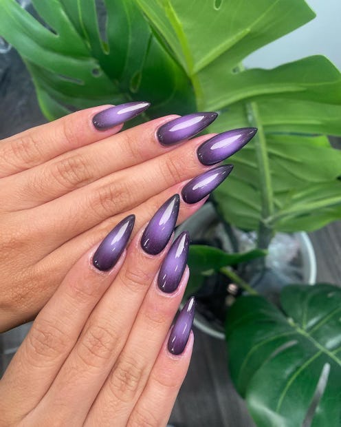 purple nails