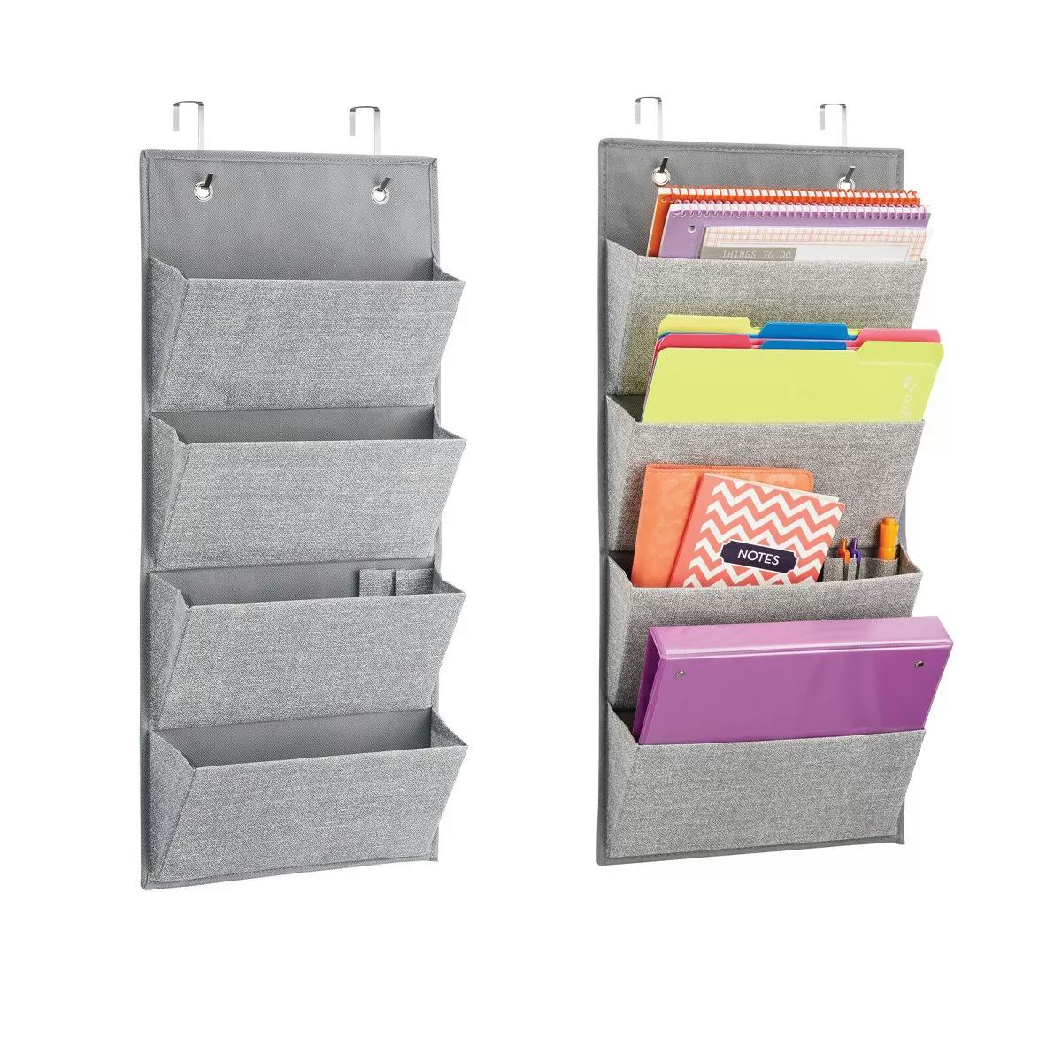 Fabric Over Door Hanging Office Storage