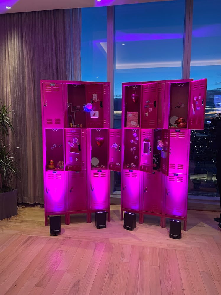 'Mean Girls' pink lockers