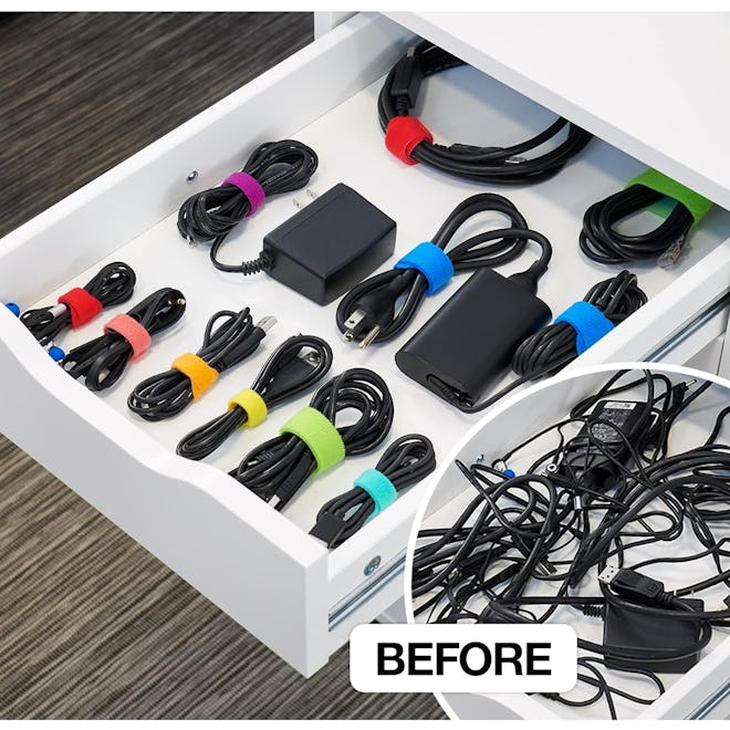 Wrap-It Storage Self-Gripping Cable Ties (40-Pack)