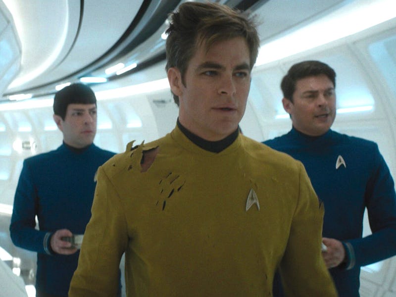Zachary Quinto, Chris Pine, and Karl Urban in 'Star Trek Beyond.'