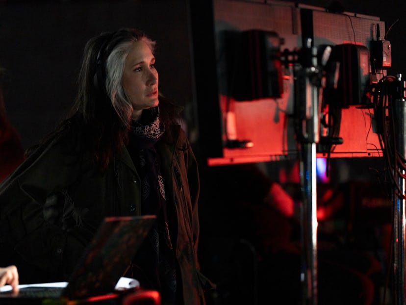 Showrunner Issa López on the set of ‘True Detective: Night Country’ via HBO’s press site