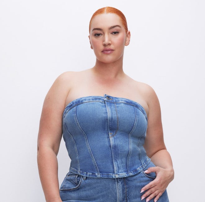 Denim Light Compression Tube Top