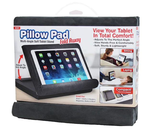 Ontel Pillow Pad Fold Away Multi-Angle Soft Tablet Stand