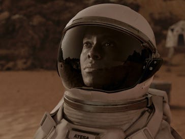 Dev (Edi Gathegi) in a spacesuit on Mars, in the Season 4 finale of 'For All Mankind.'