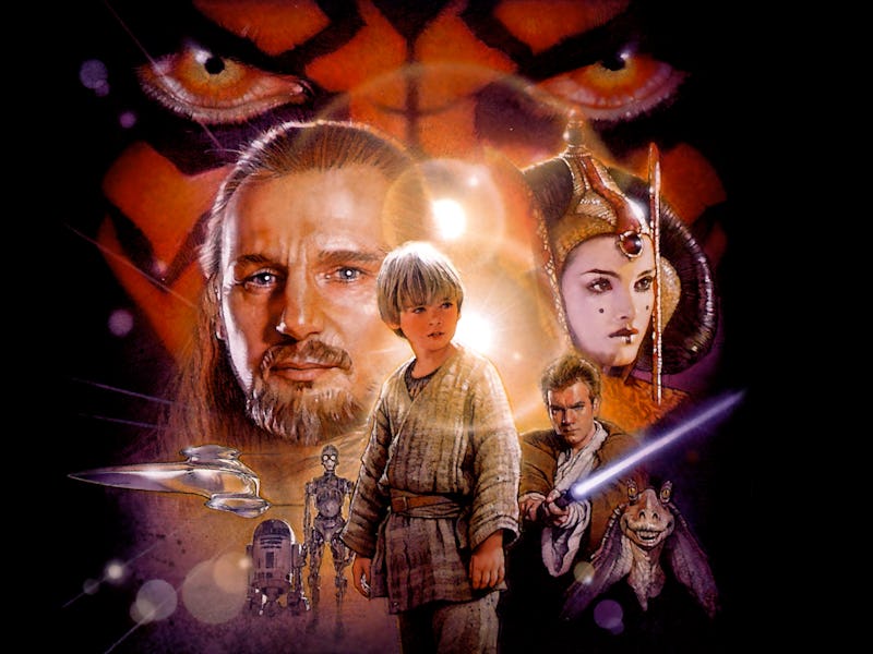 key art for star wars the phantom menace