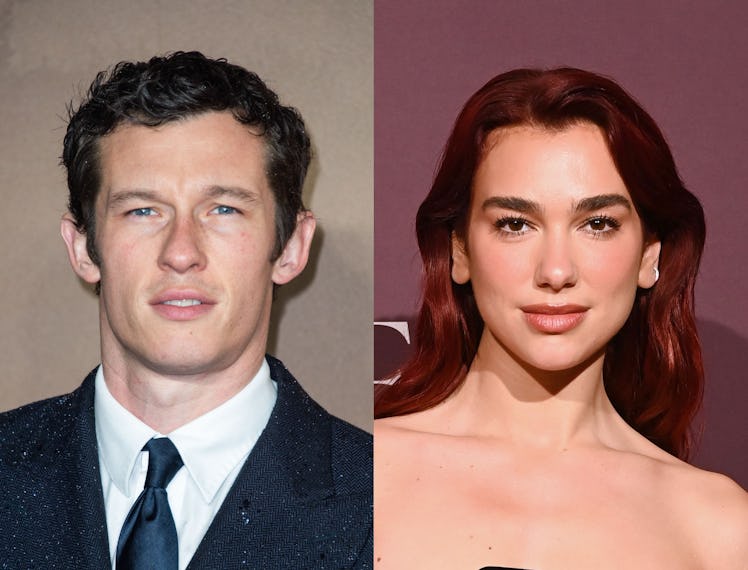 Dua Lipa and Callum Turner