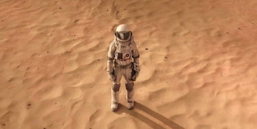 Dev (Edi Gathegi) on Mars in the final shot of 'For All Mankind' Season 4