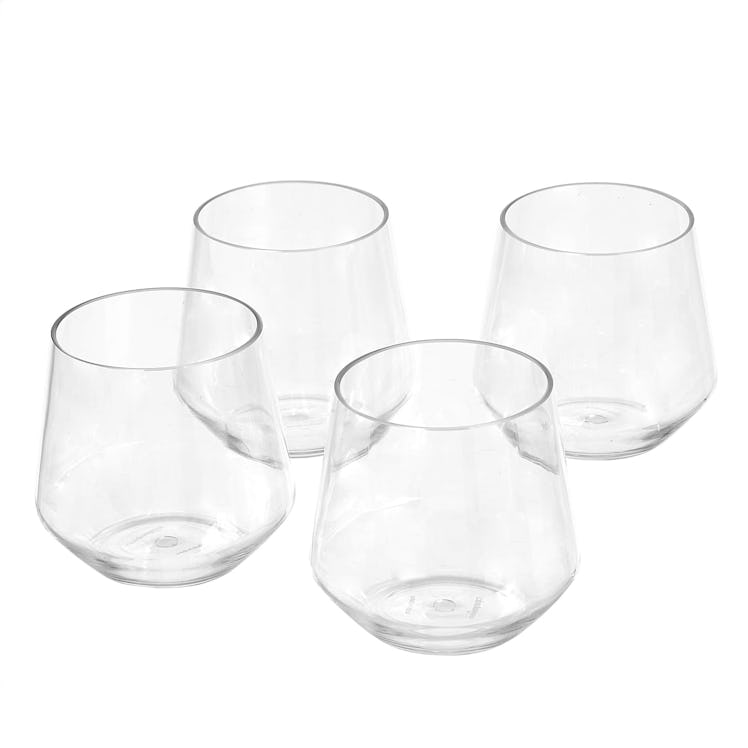 Amazon Basics Stemless Wine Glass