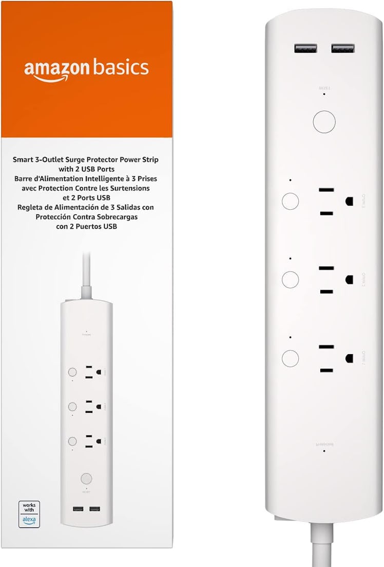 Amazon Basics Rectangular Smart Plug Power Strip