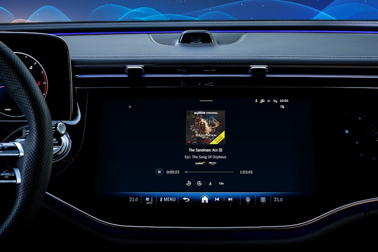 Mercedes with Amazon Audible integration