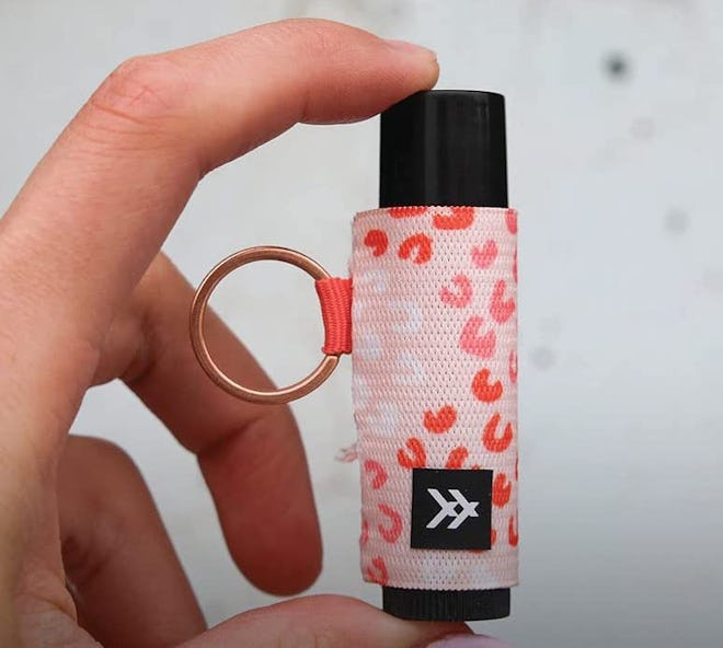Thread Wallets Elastic Lip Balm Holder Keychain